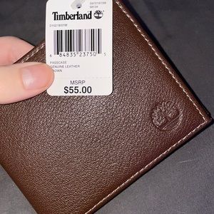 Timberland brown genuine leather men’s wallet